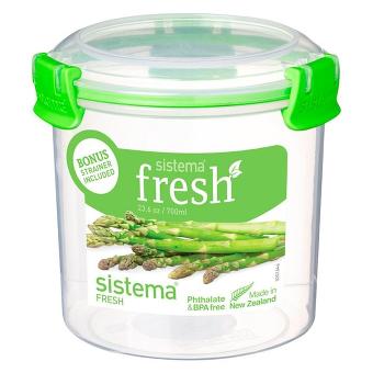 Контейнер пищевой со вставкой ситом Sistema Fresh 700 мл 951370