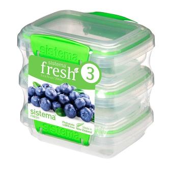 Набор пищевых контейнеров Sistema "Fresh" 200мл 3шт 951523