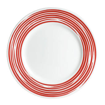 Тарелка закусочная Corelle Brushed Red 1118421 22 см
